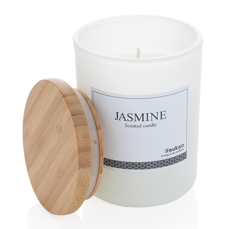 Scented candle bamboo lid - Image 5